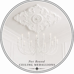 Not Round Ceiling Medallions