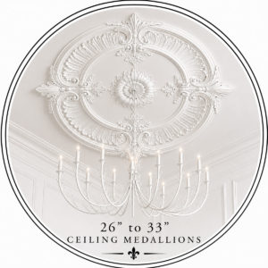 26" to 33" Ceiling Medallions