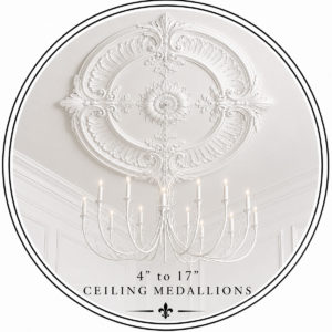 4" to 17" Ceiling Medallions